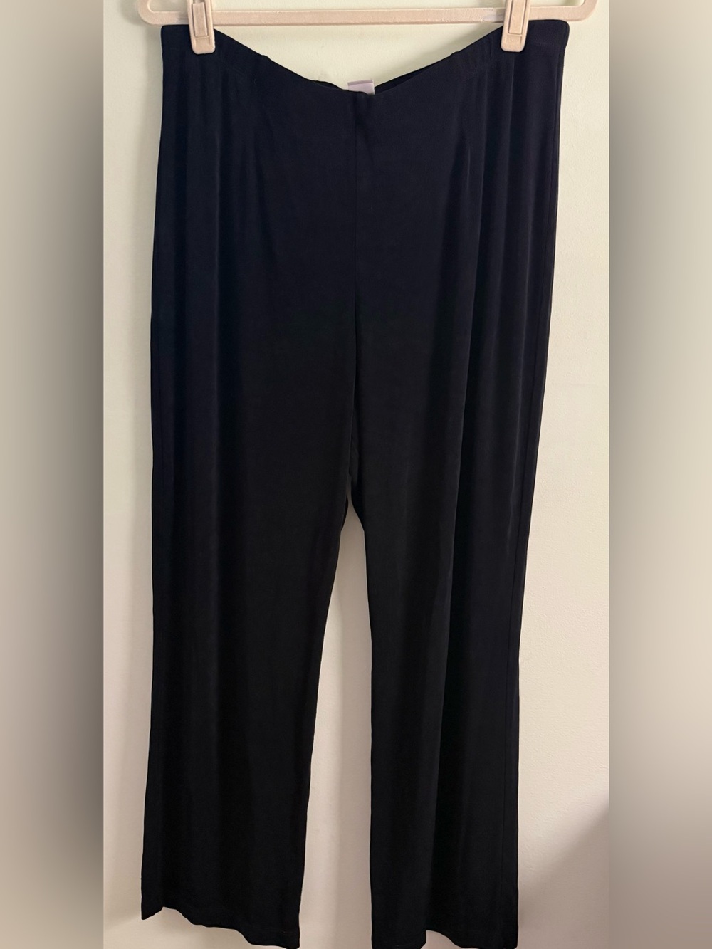 Chicos Travelers Black Pull On Pants 3S ( XL 16 Short ) - Picture 2 of 5